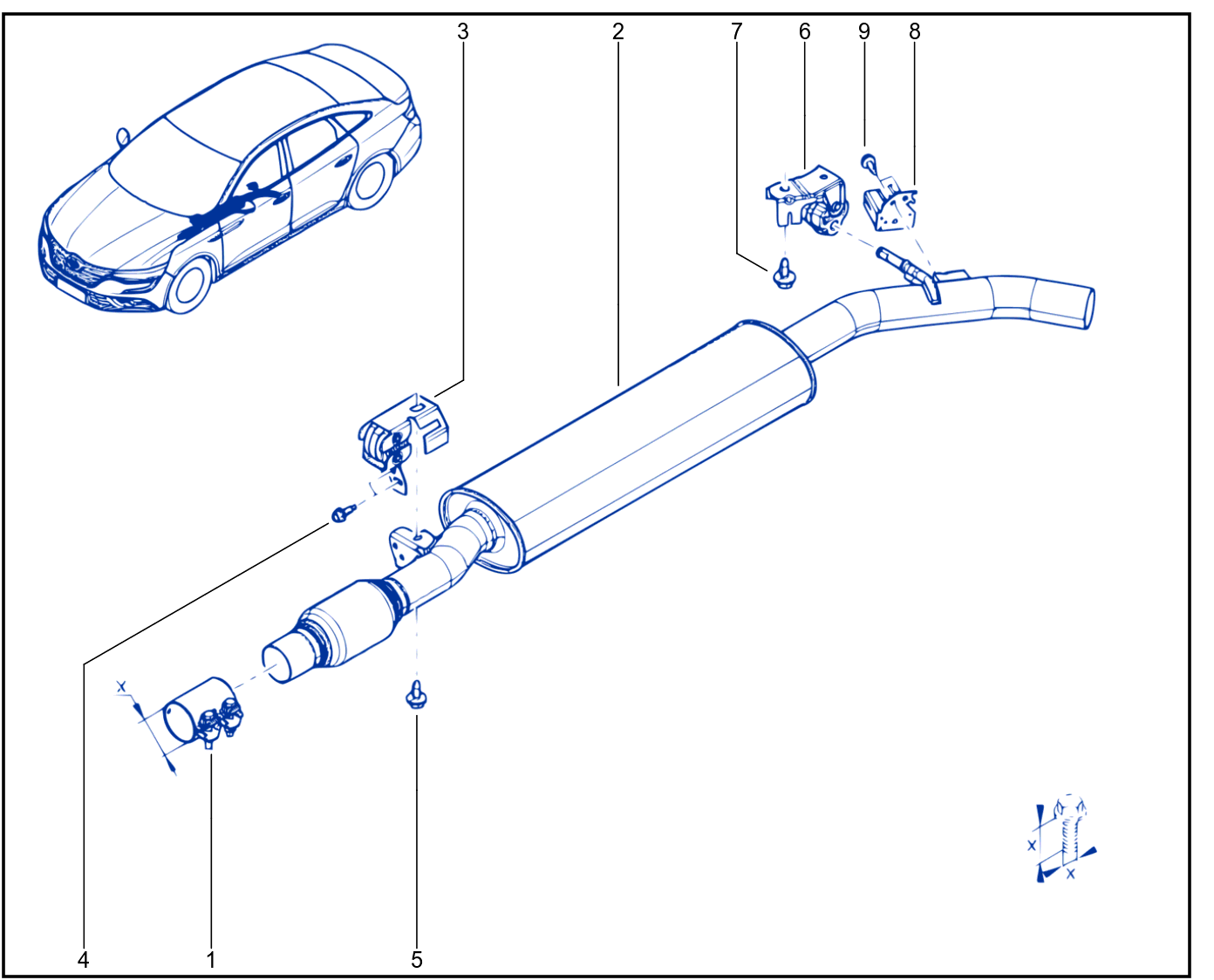 Exhaust Pipe - 01096858