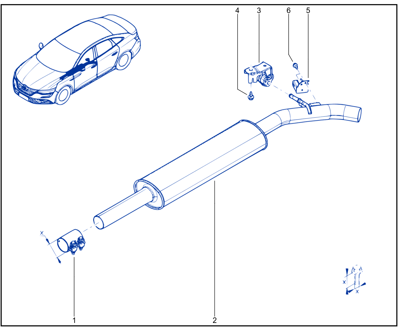 Exhaust Pipe - 01096859