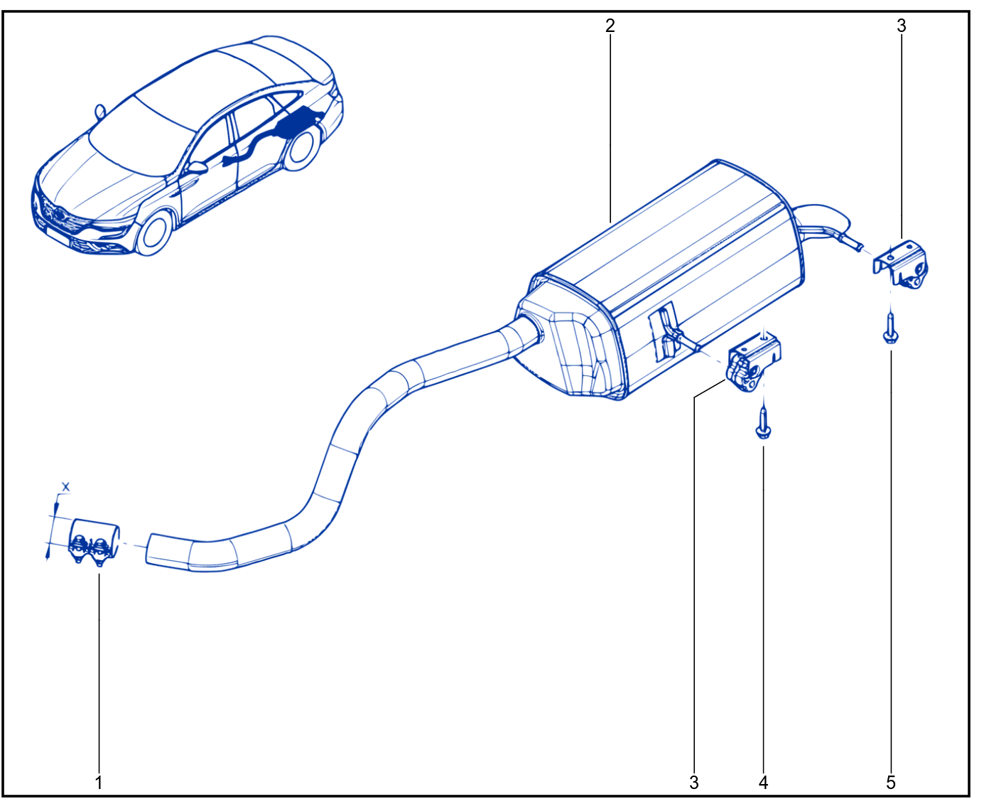 Exhaust Pipe - 01096860
