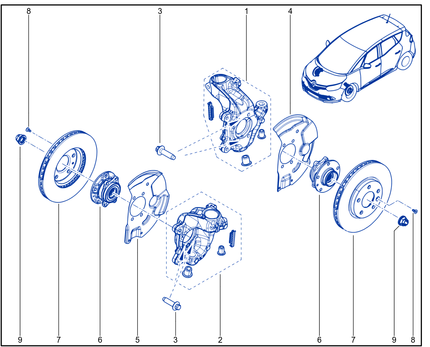 Front Axle Component - 01097265