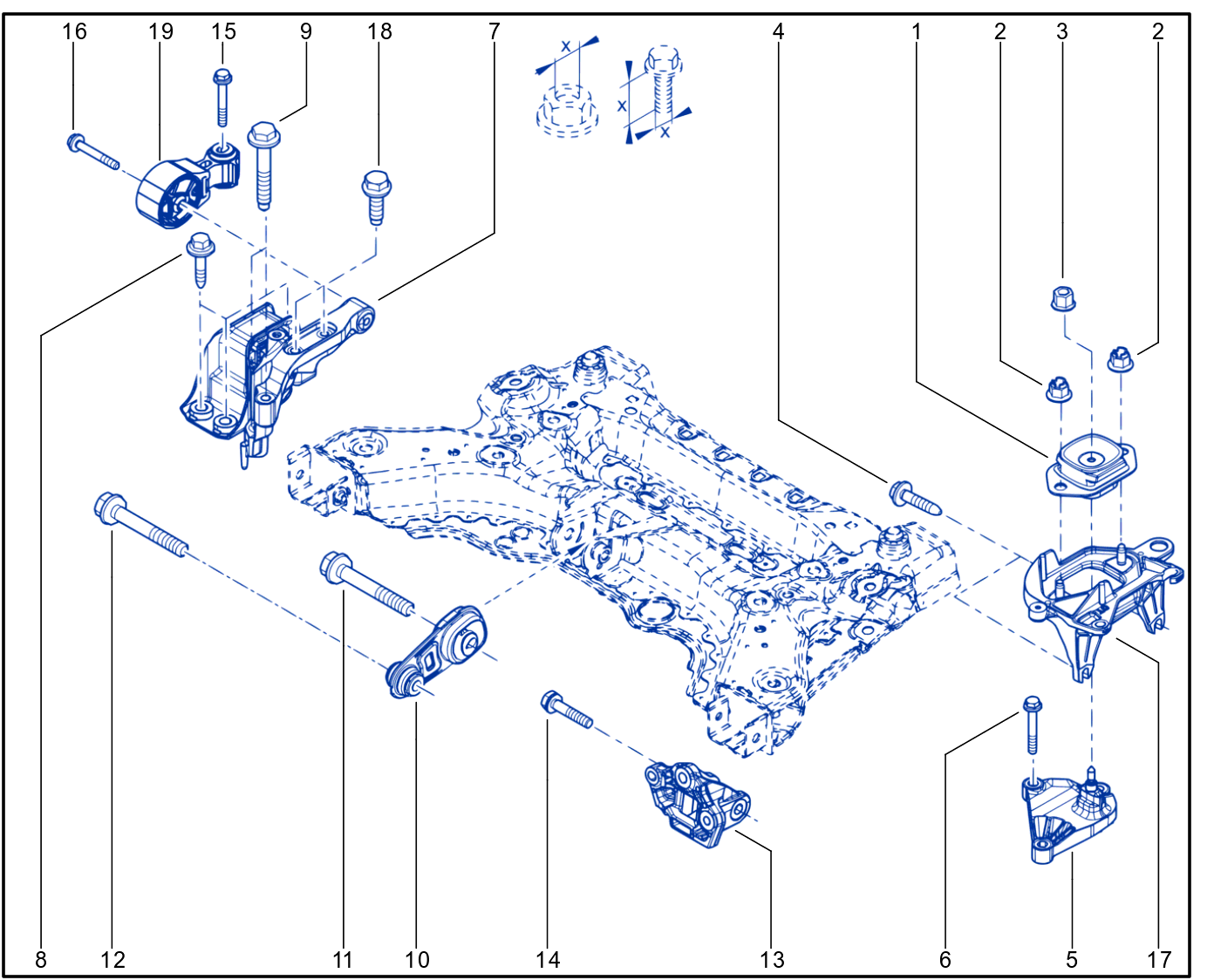 Engine And Transmission Assembly Support - 01097336