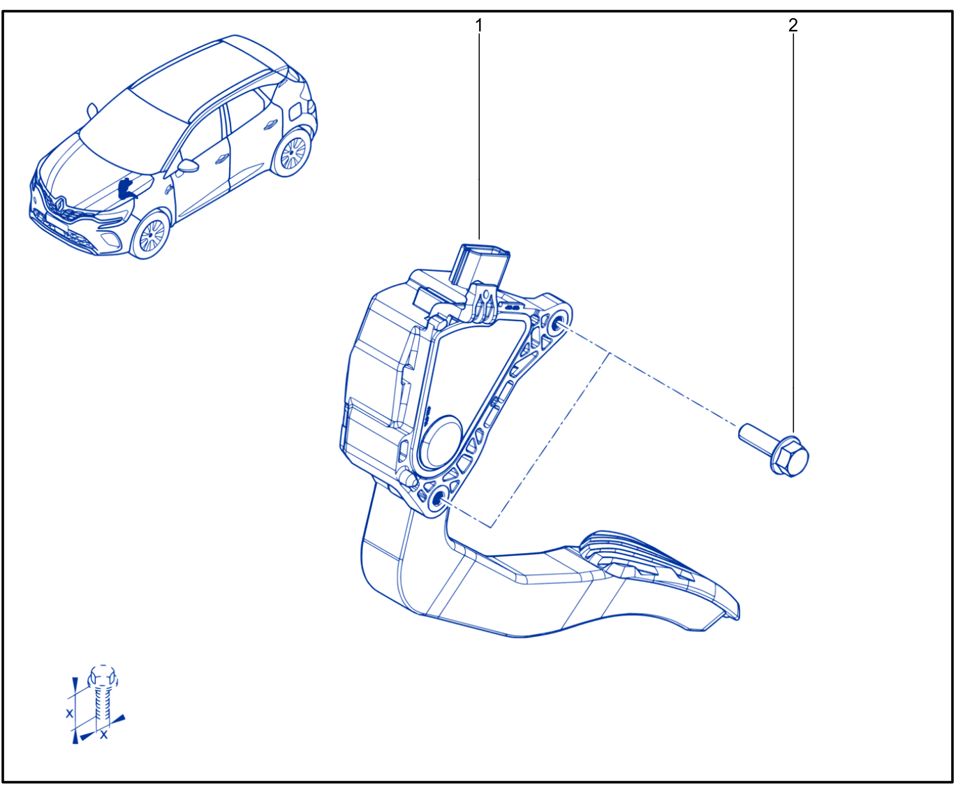 Pedal Assembly - 01097366