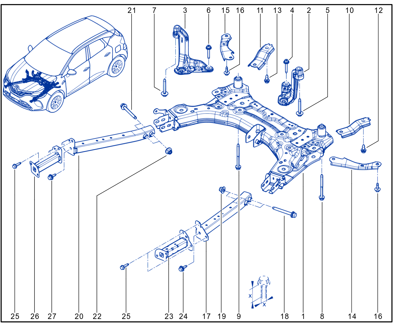 Front Axle Component - 01097398