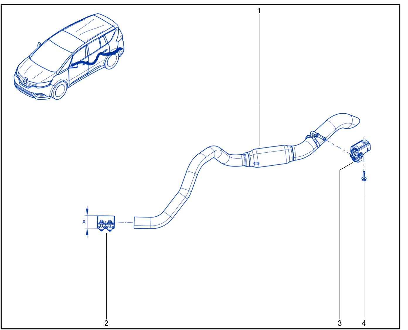 Exhaust Pipe - 01097418