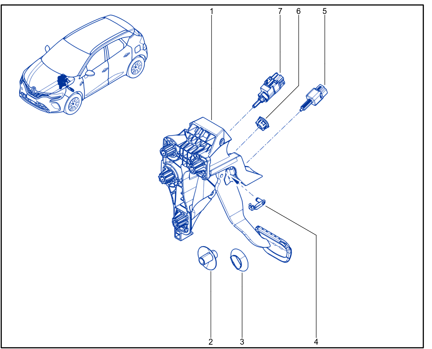 Pedal Assembly - 01097465