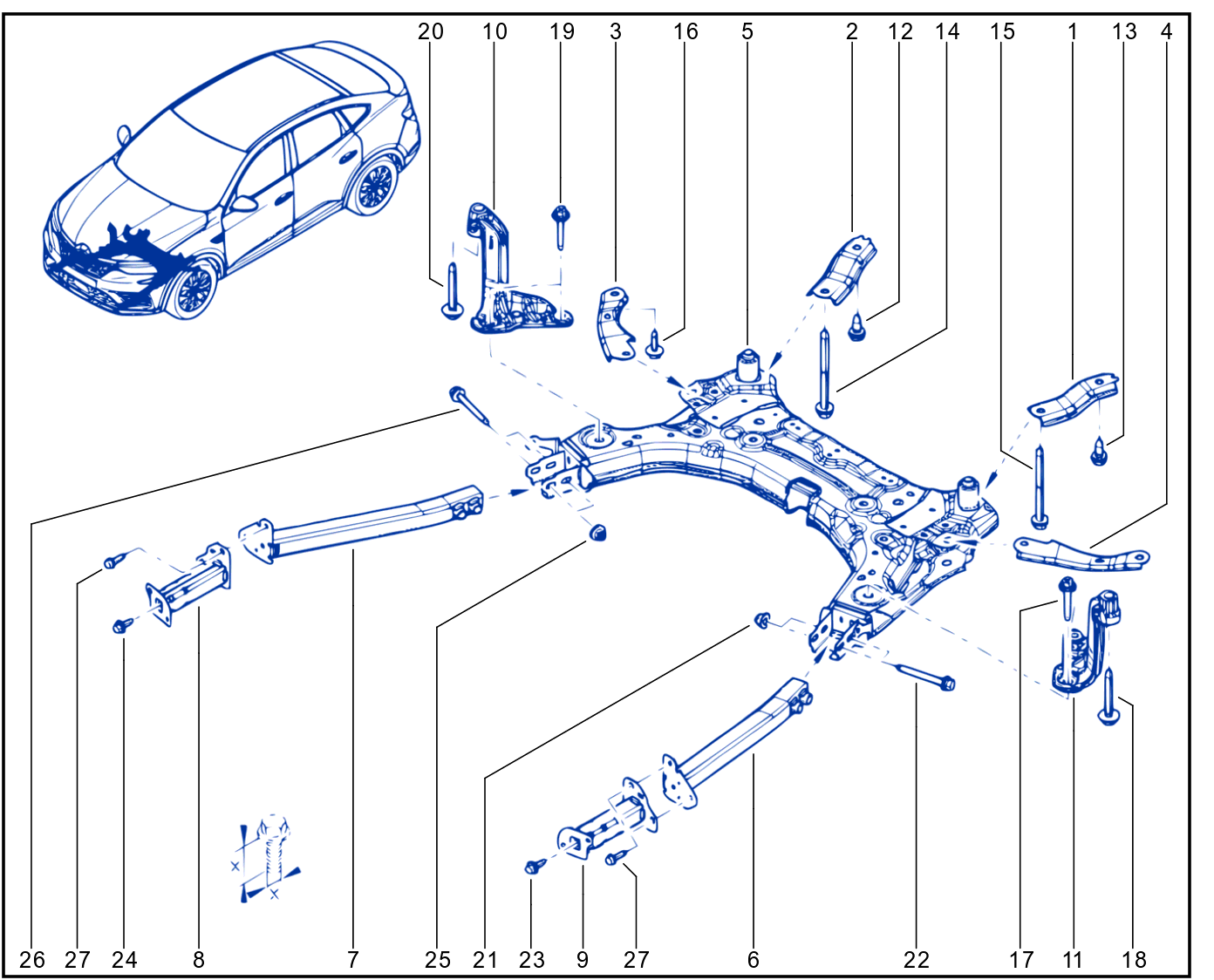 Front Axle Component - 01097572