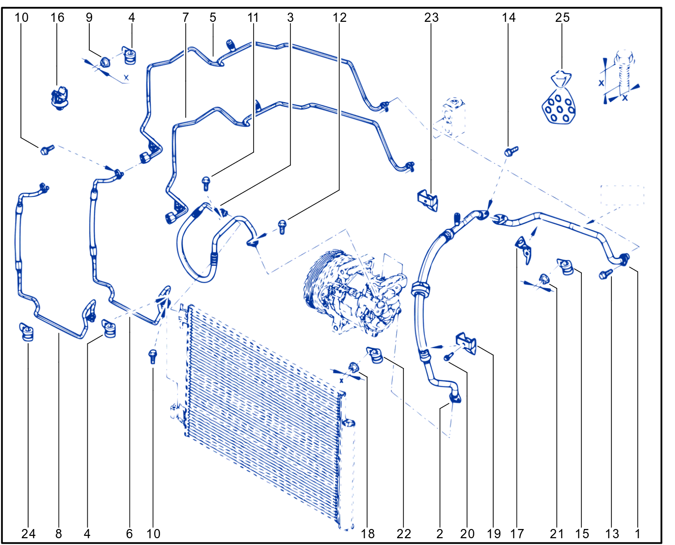 Main Air Conditioning Circuit - 01097625