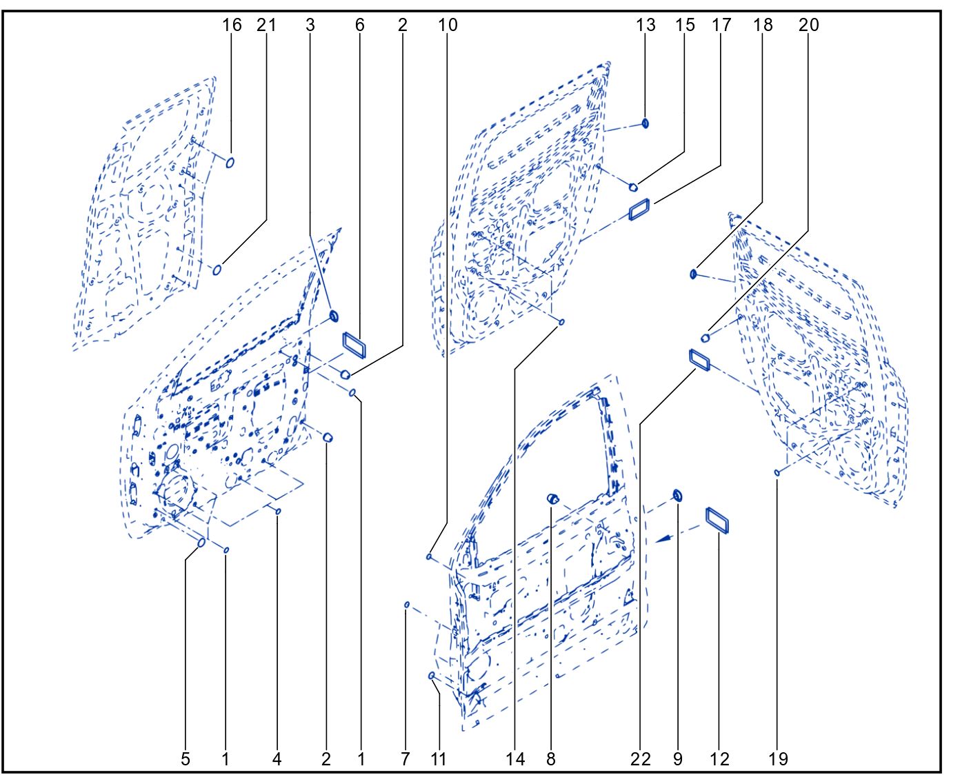 Sealing Of Non-Side Opening Elements - 01097654