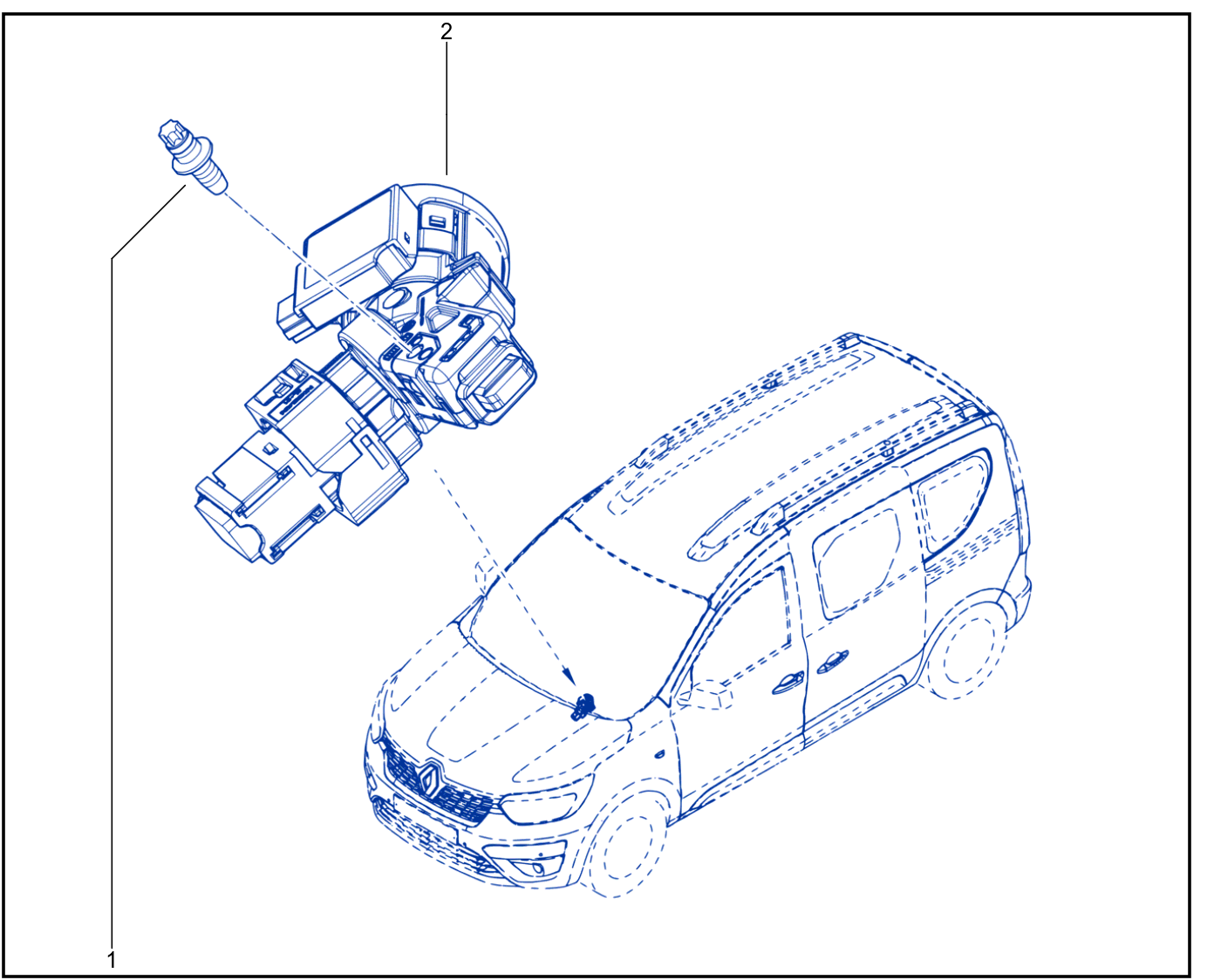 Engine Immobiliser System - Keys - Cards - 01097772