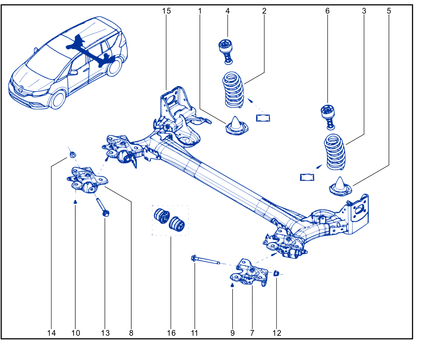 Rear Axle Component - 01098007