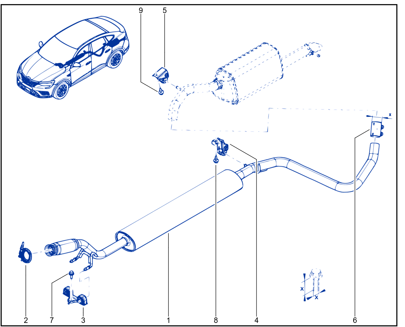 Exhaust Pipe - 01098147
