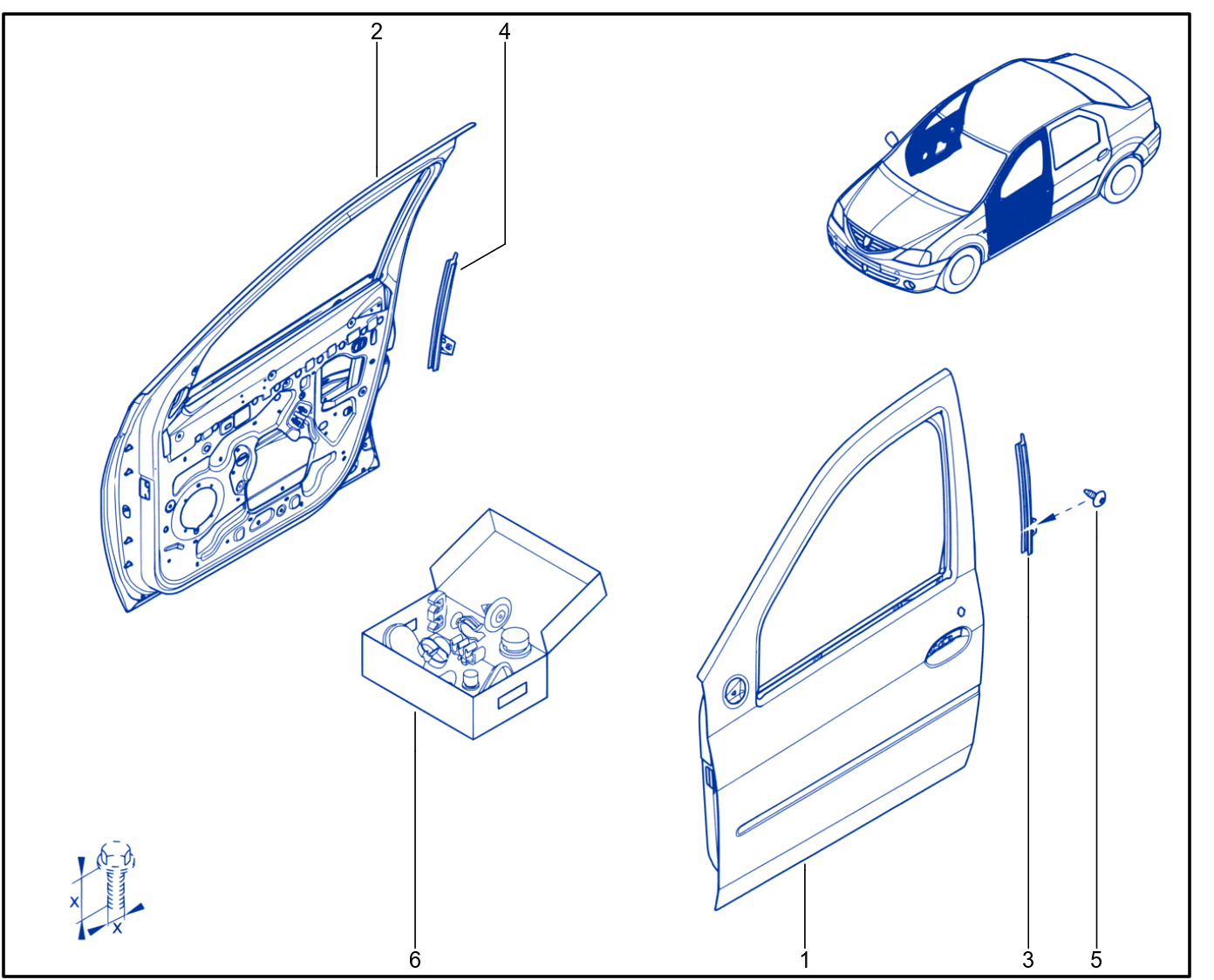 Side Opening Element Panelwork - 01098159
