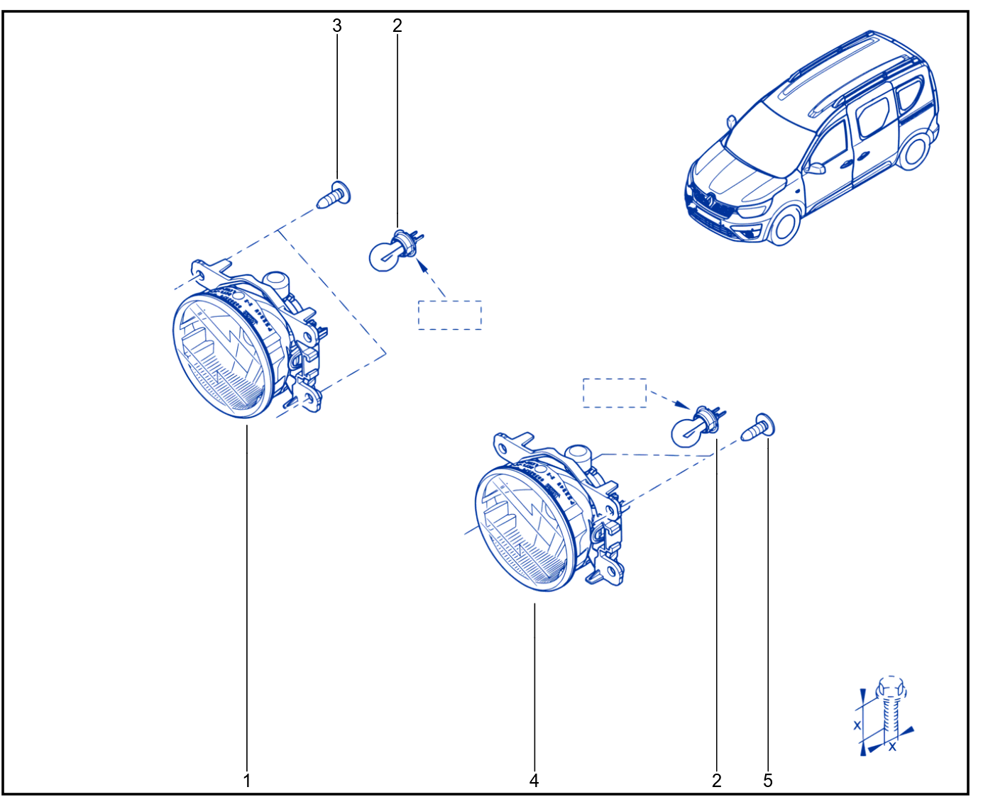 Additional Headlight - 01098181