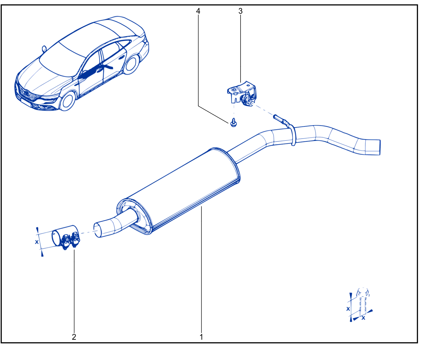 Exhaust Pipe - 01098194