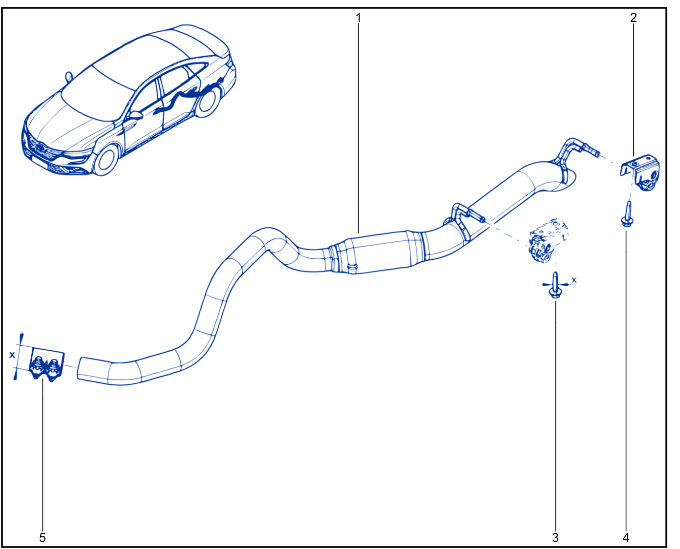 Exhaust Pipe - 01098198