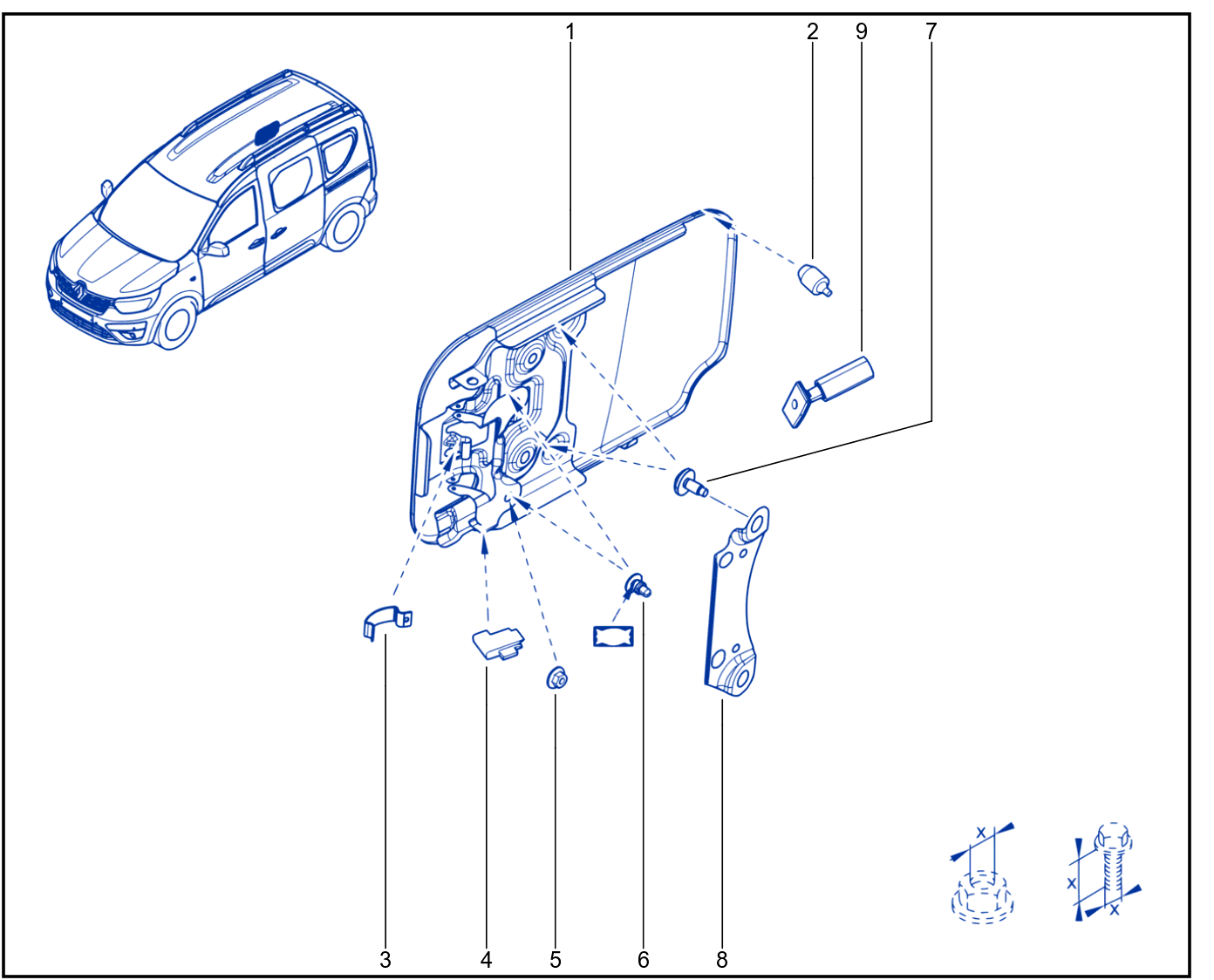 Fuel Filler Flap - Charging Socket - 01098199