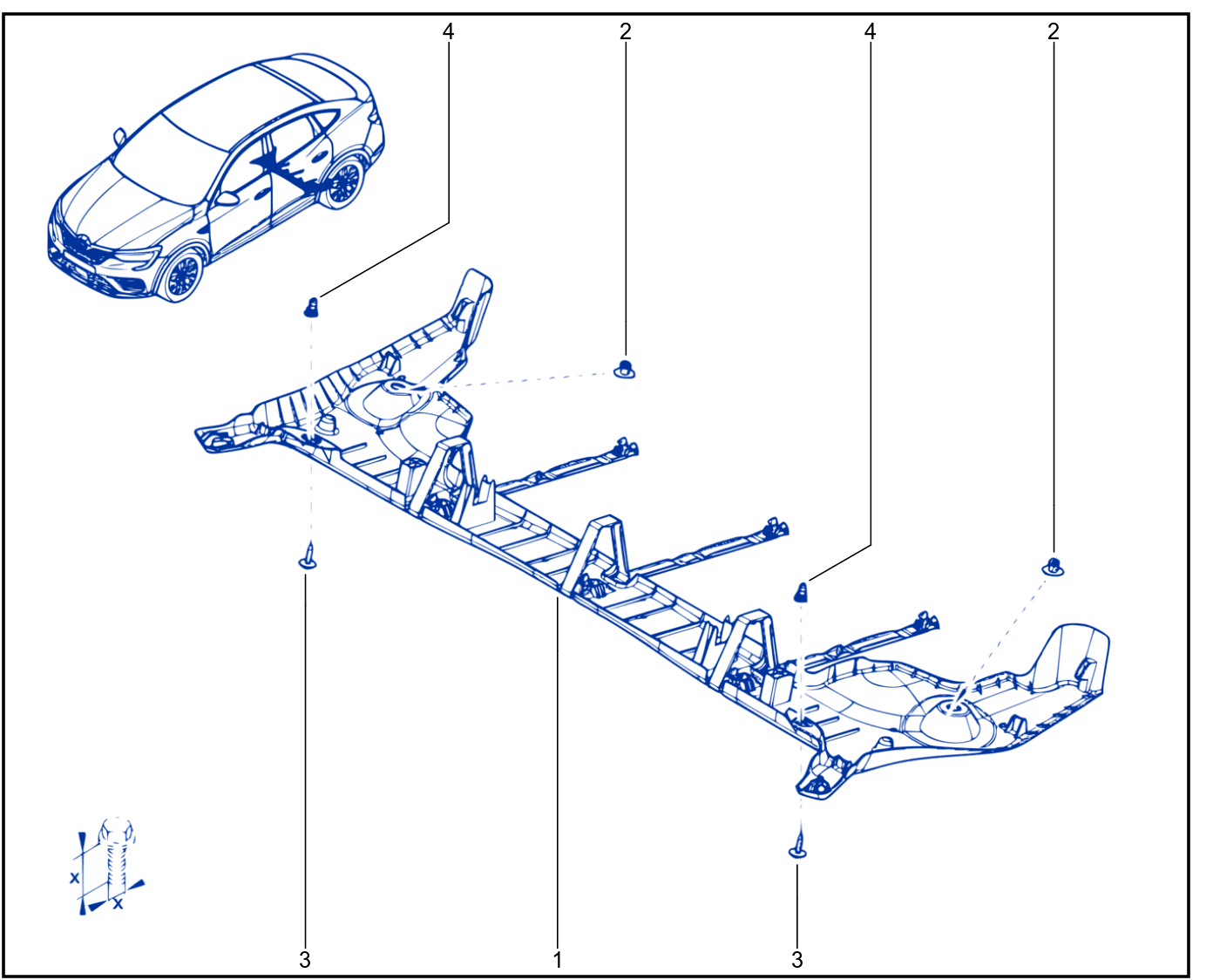 Rear Axle Component - 01098342