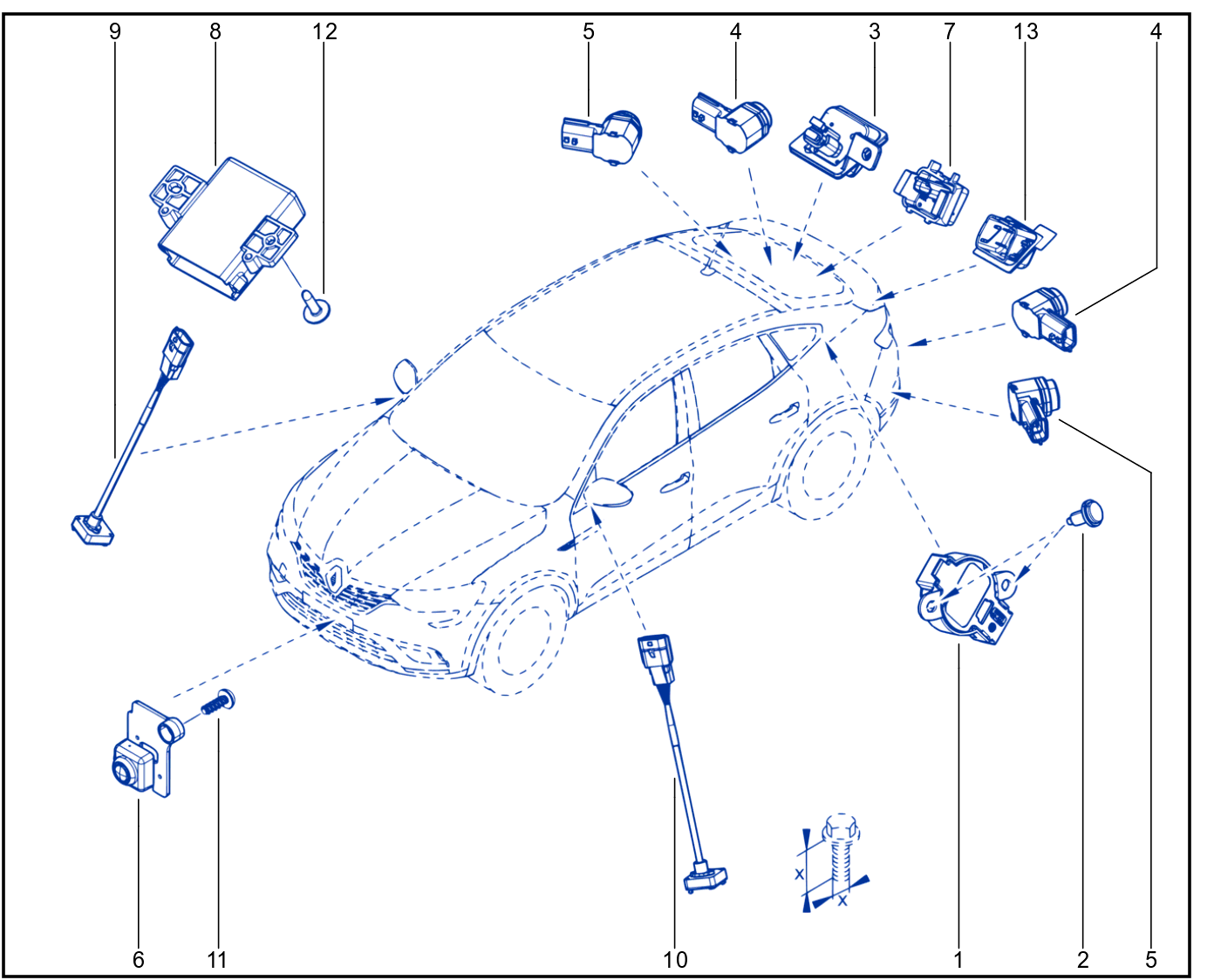 Parking Distance Control - 01098371