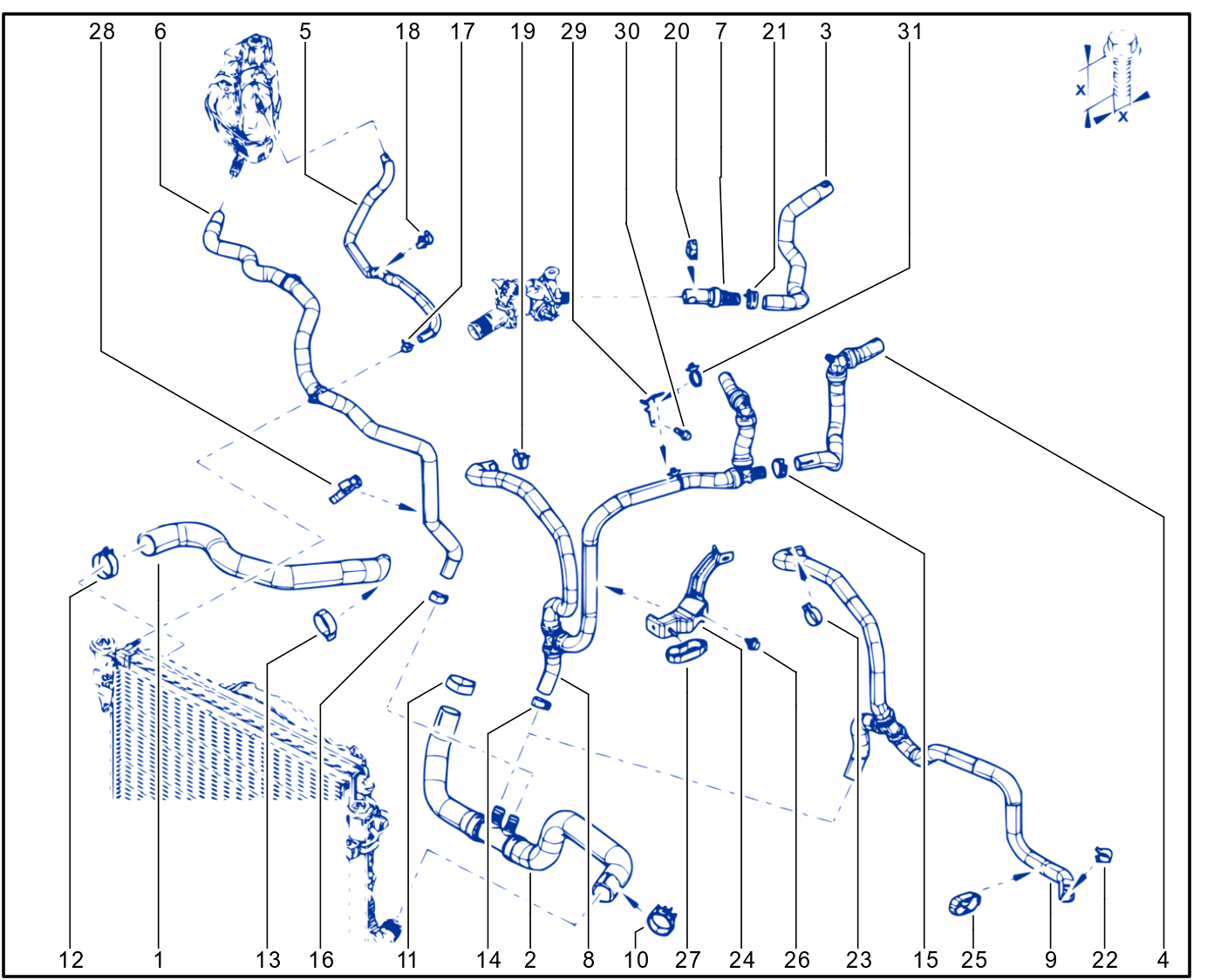Coolant Circuit - 01098391