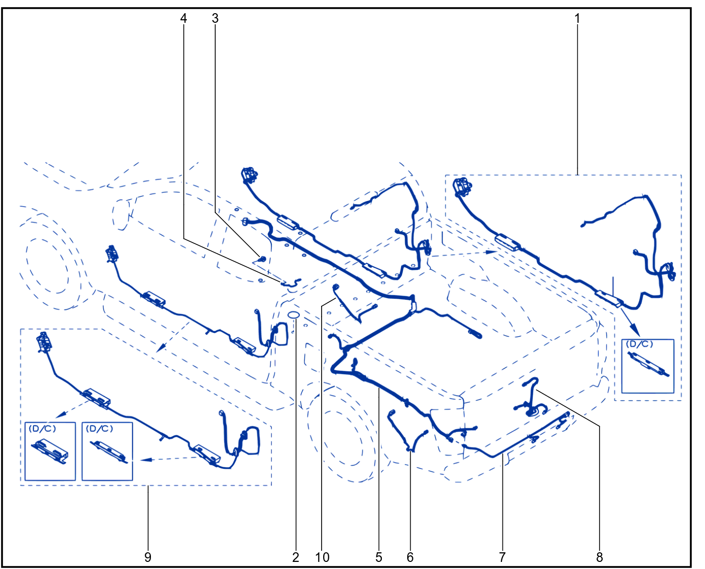 Wiring - Passenger Compartment Components - 01098416