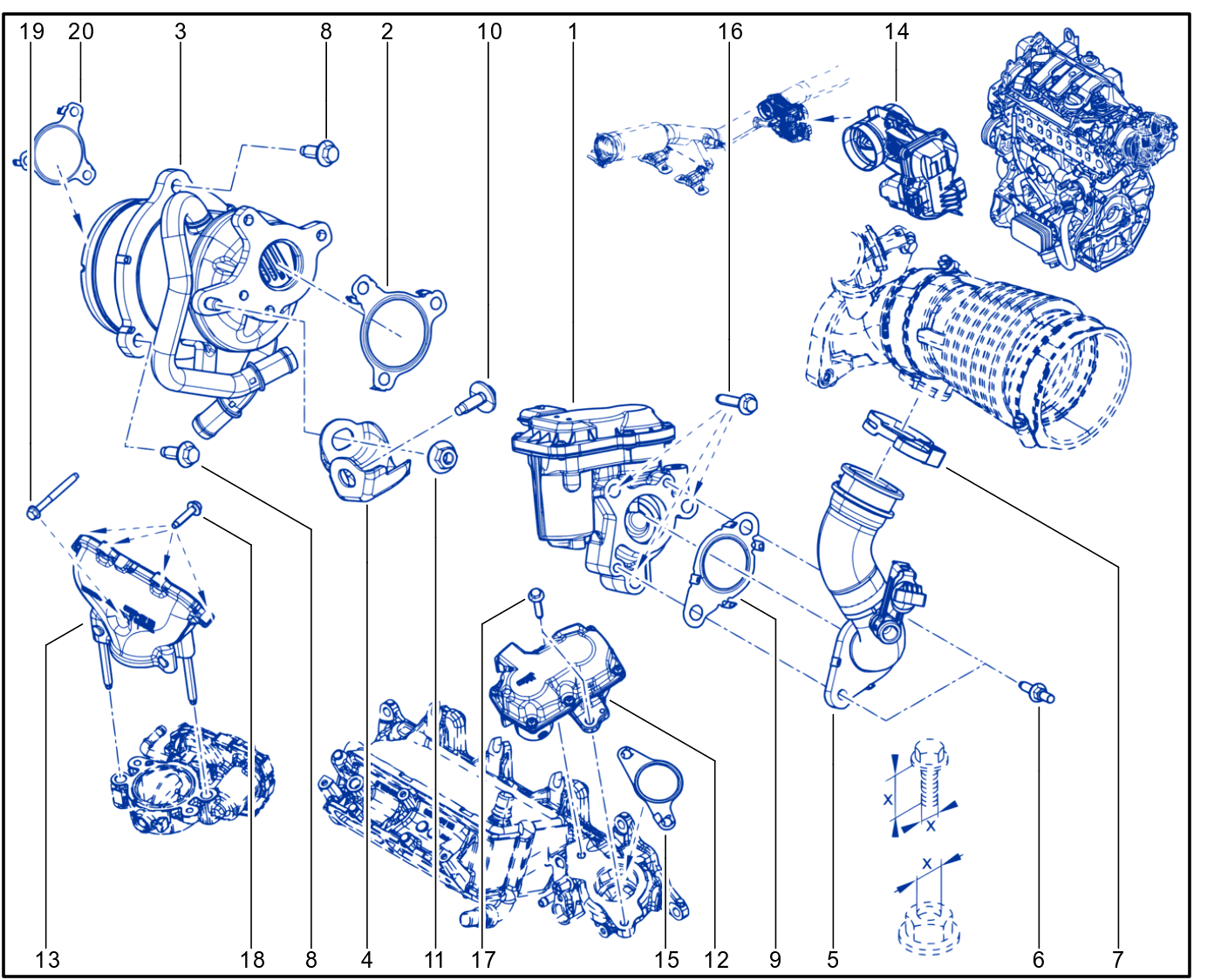 Exhaust Gas Recirculation - 01098440