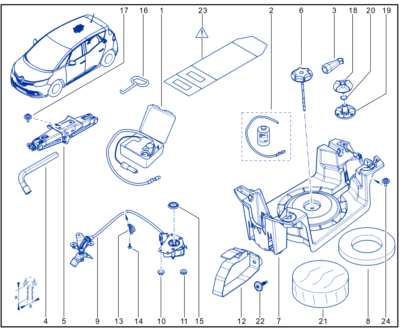 Jack And Anti-Puncture System - 01098490