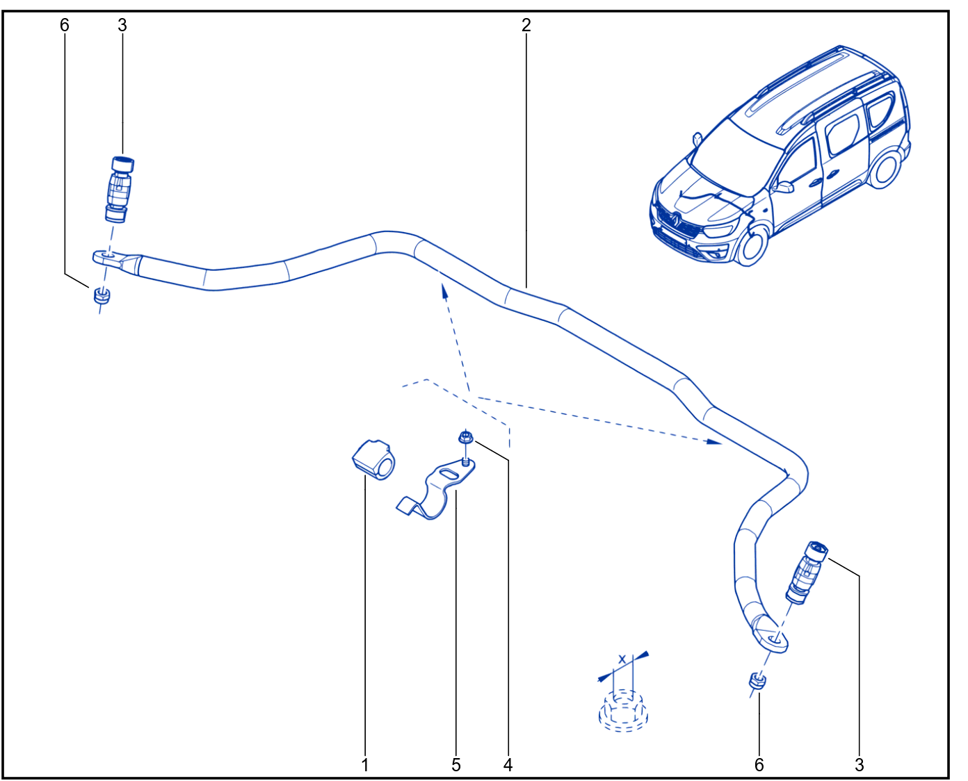Front Anti-Roll Bar - 01098498