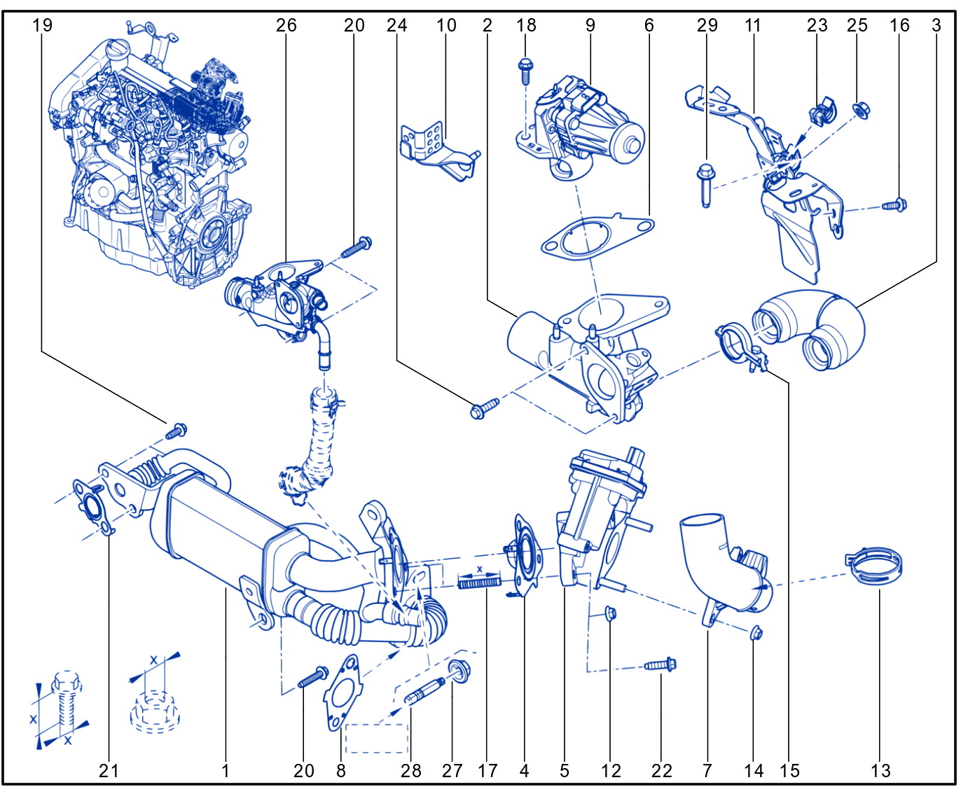 Exhaust Gas Recirculation - 01098551