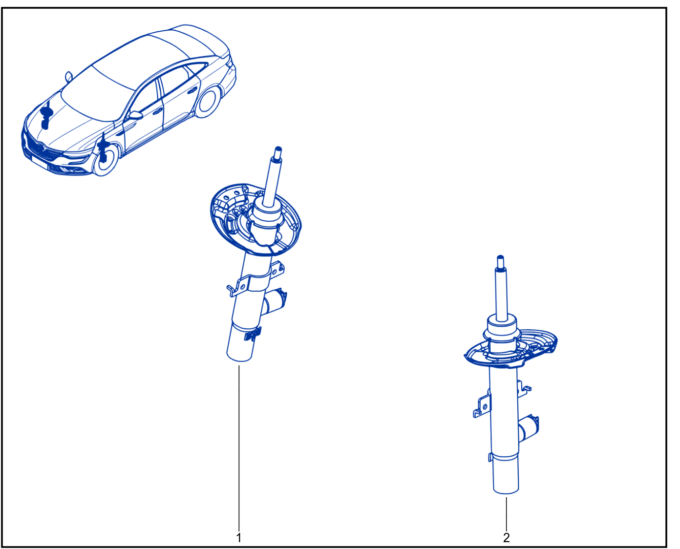 Suspension - Front Shock Absorption - 01098615