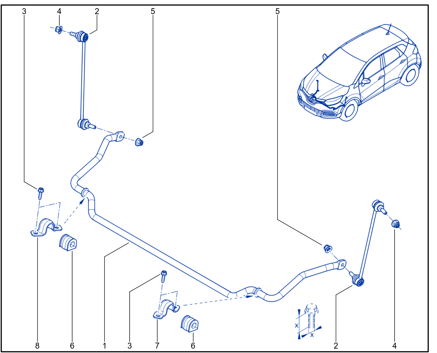 Front Anti-Roll Bar - 01098630