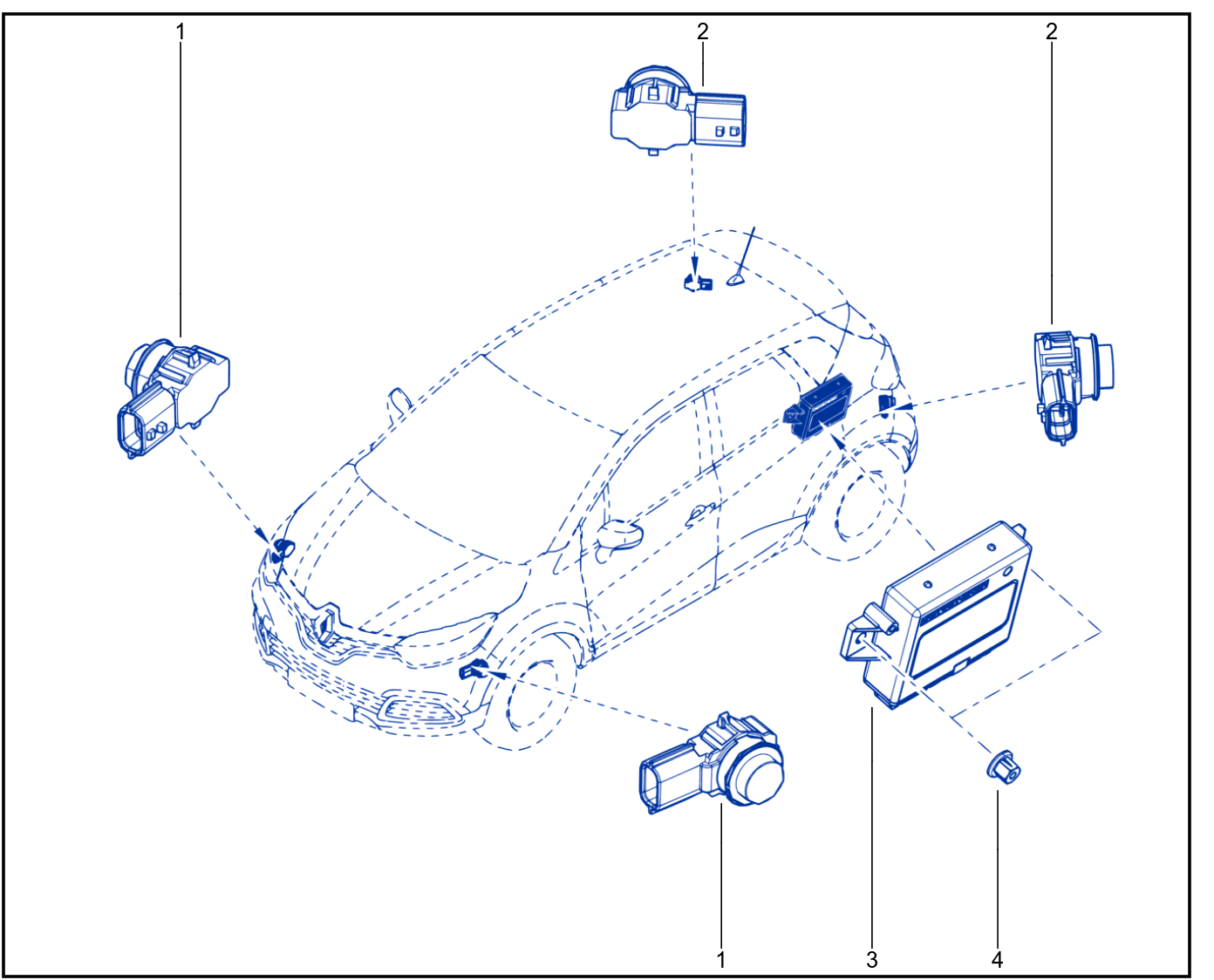 Parking Distance Control - 01098824