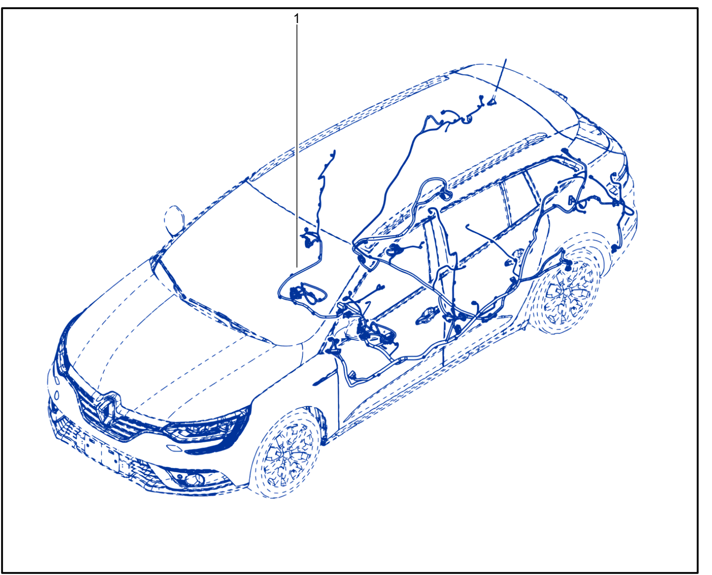 Wiring - Passenger Compartment Components - 01098838