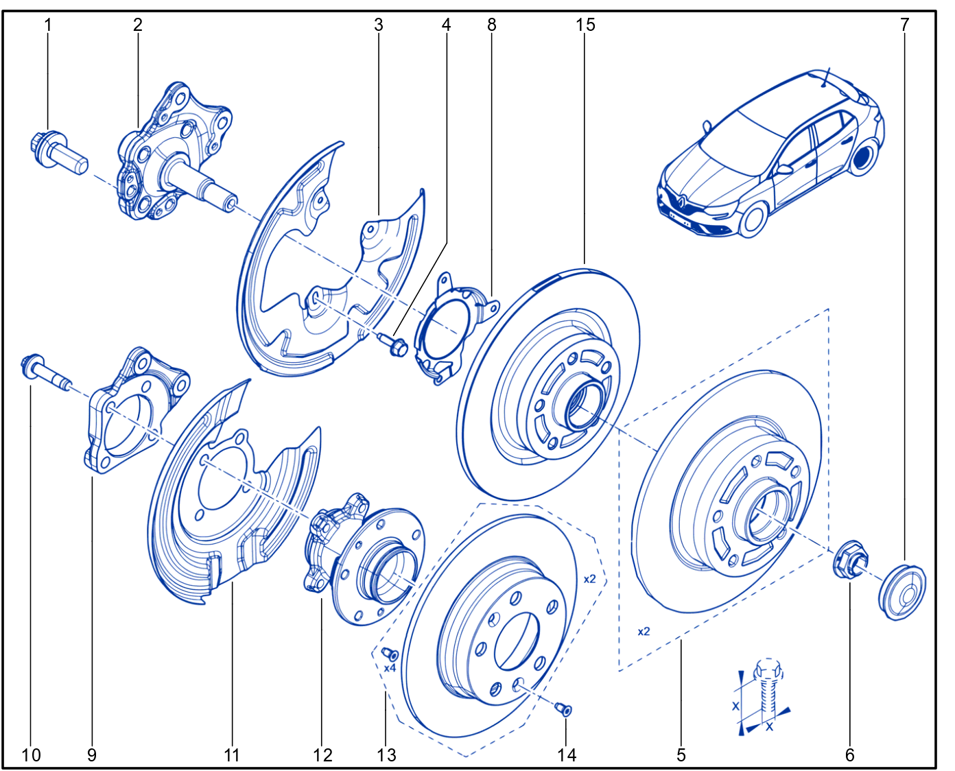 Rear Axle Component - 01098889