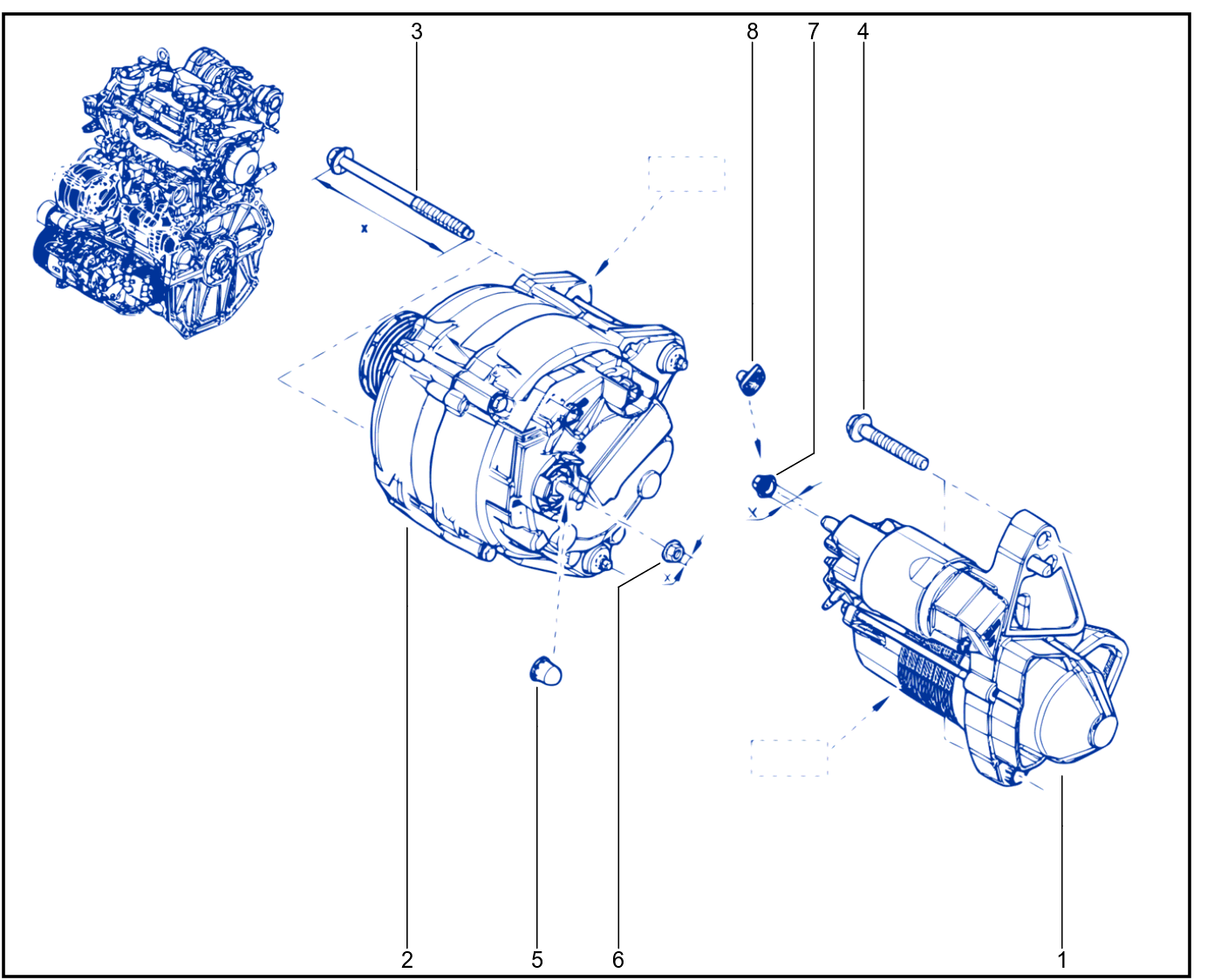 Starter Motor - 01098958