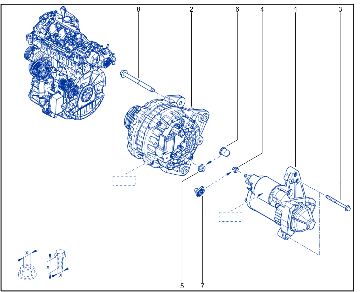 Starter Motor - 01099104