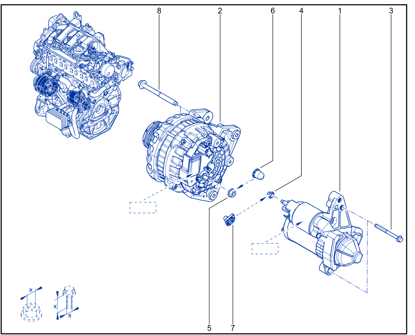 Starter Motor - 01099128