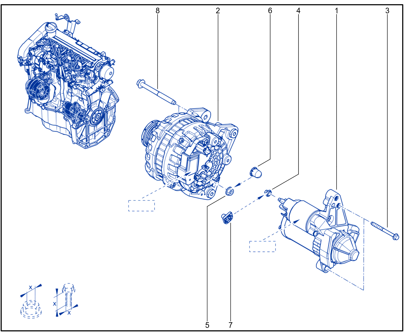 Starter Motor - 01099129