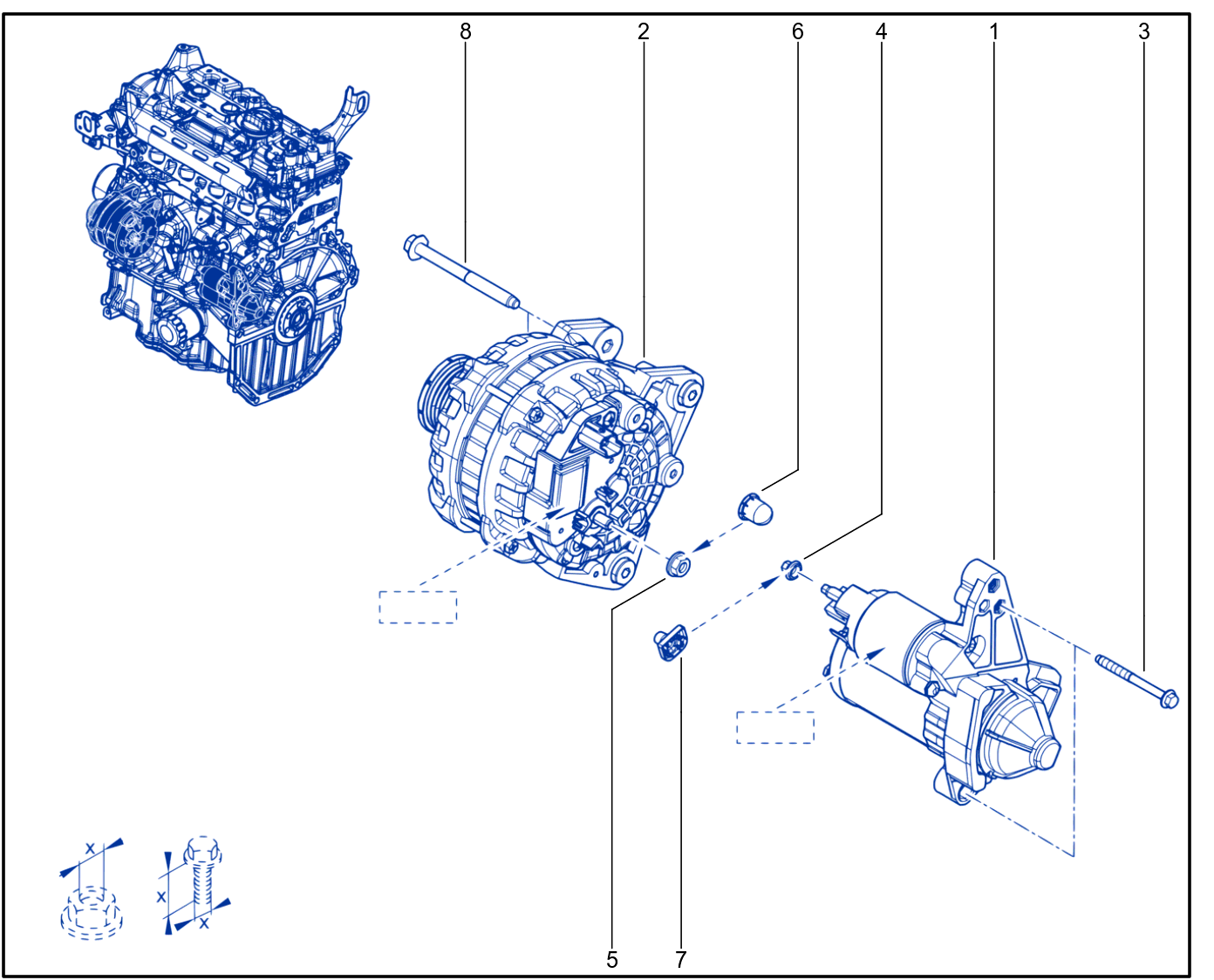 Starter Motor - 01099130