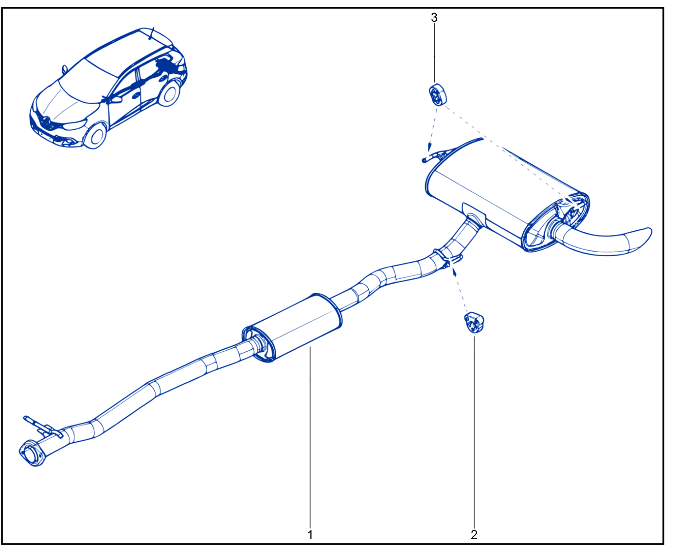 Exhaust Pipe - 01099154