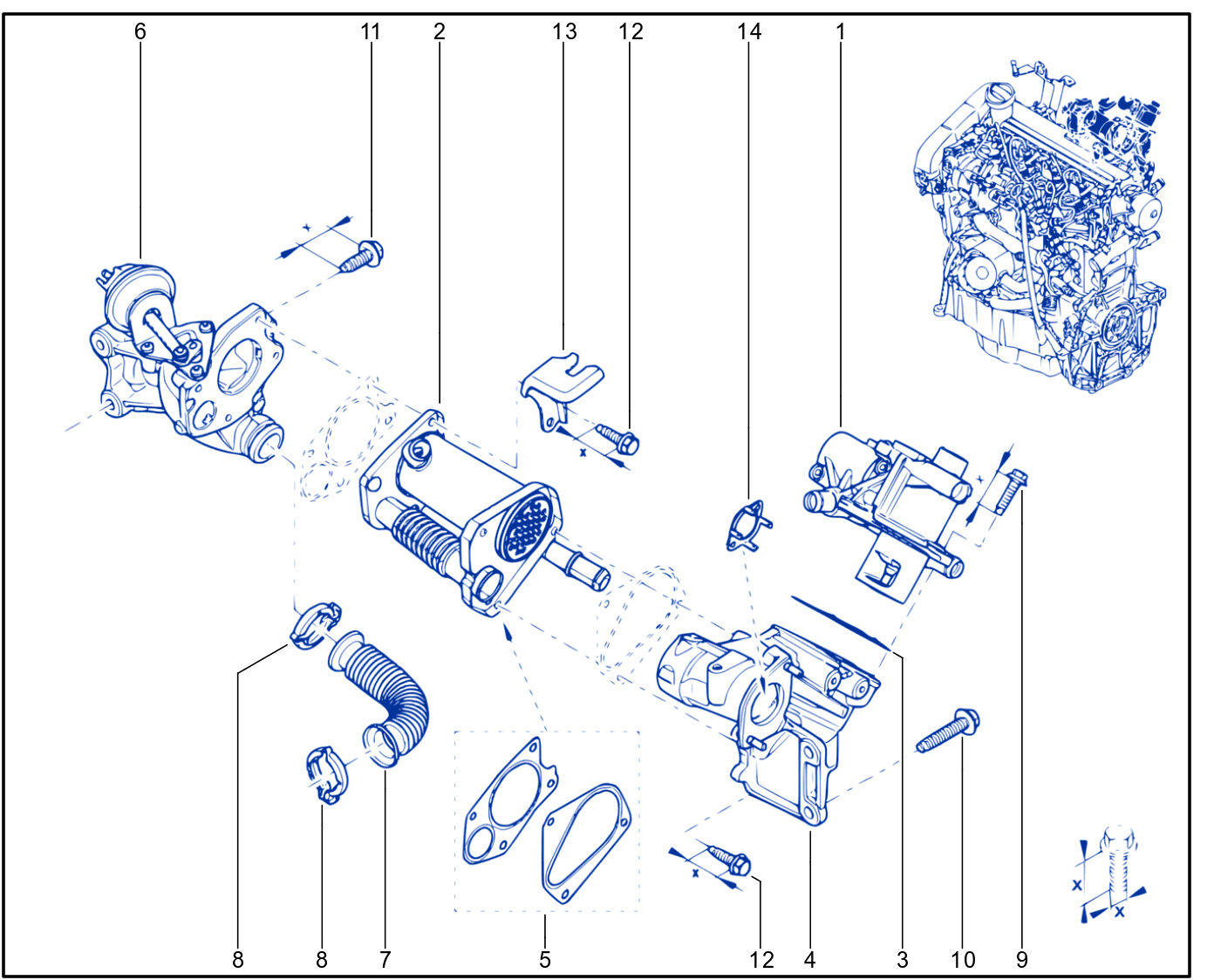 Exhaust Gas Recirculation - 01099199