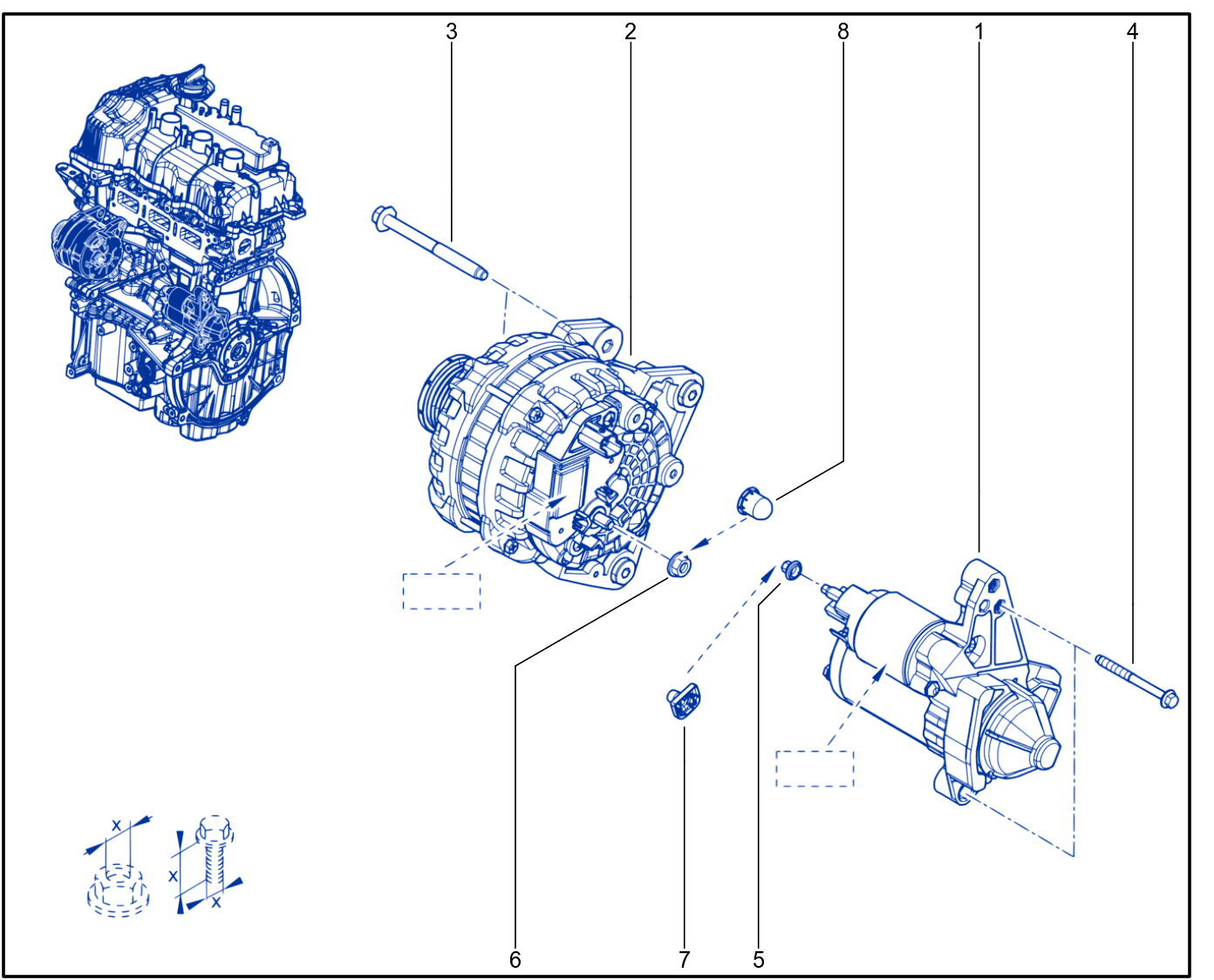 Starter Motor - 01099249