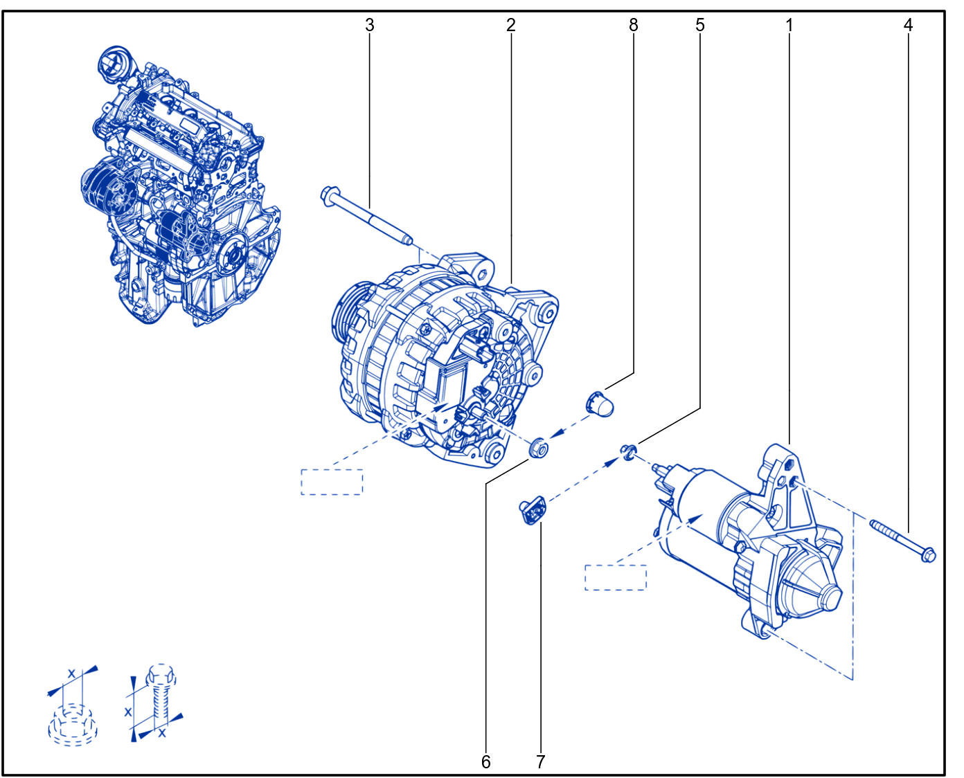 Starter Motor - 01099252