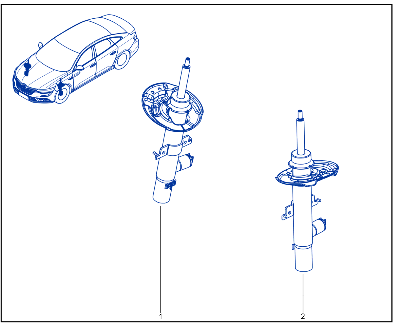 Suspension - Front Shock Absorption - 01099273