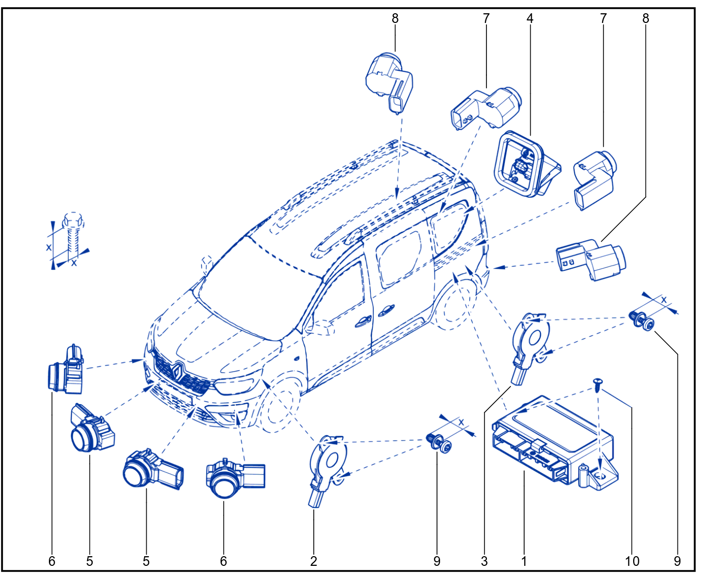 Parking Distance Control - 01099307