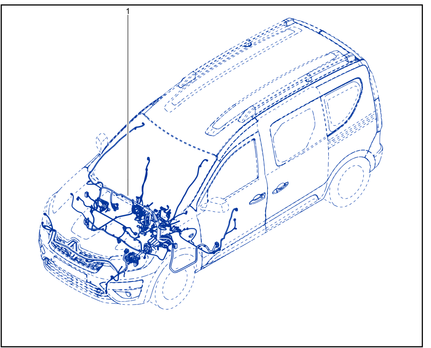 Wiring - Passenger Compartment Components - 01099322