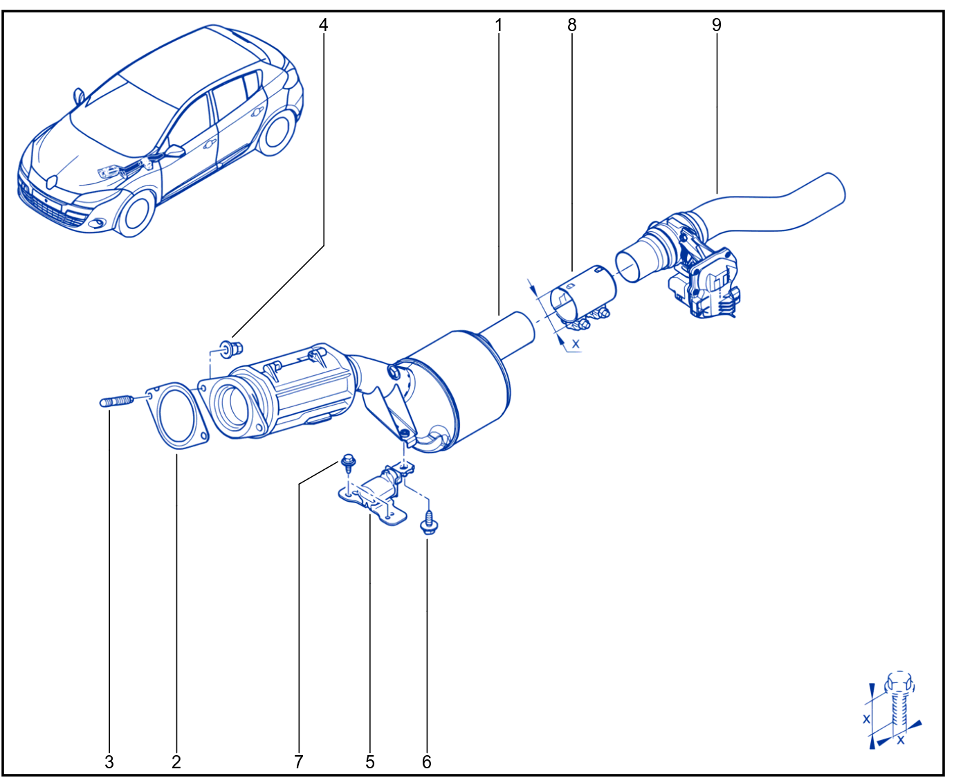 Exhaust Pipe - 01099365