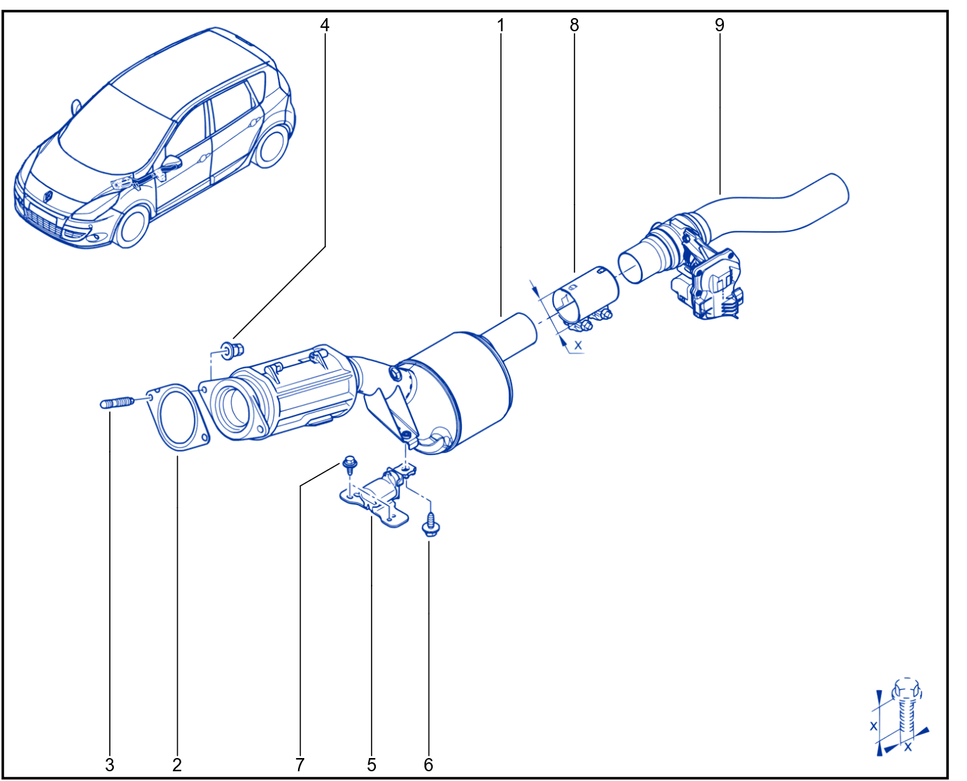 Exhaust Pipe - 01099366