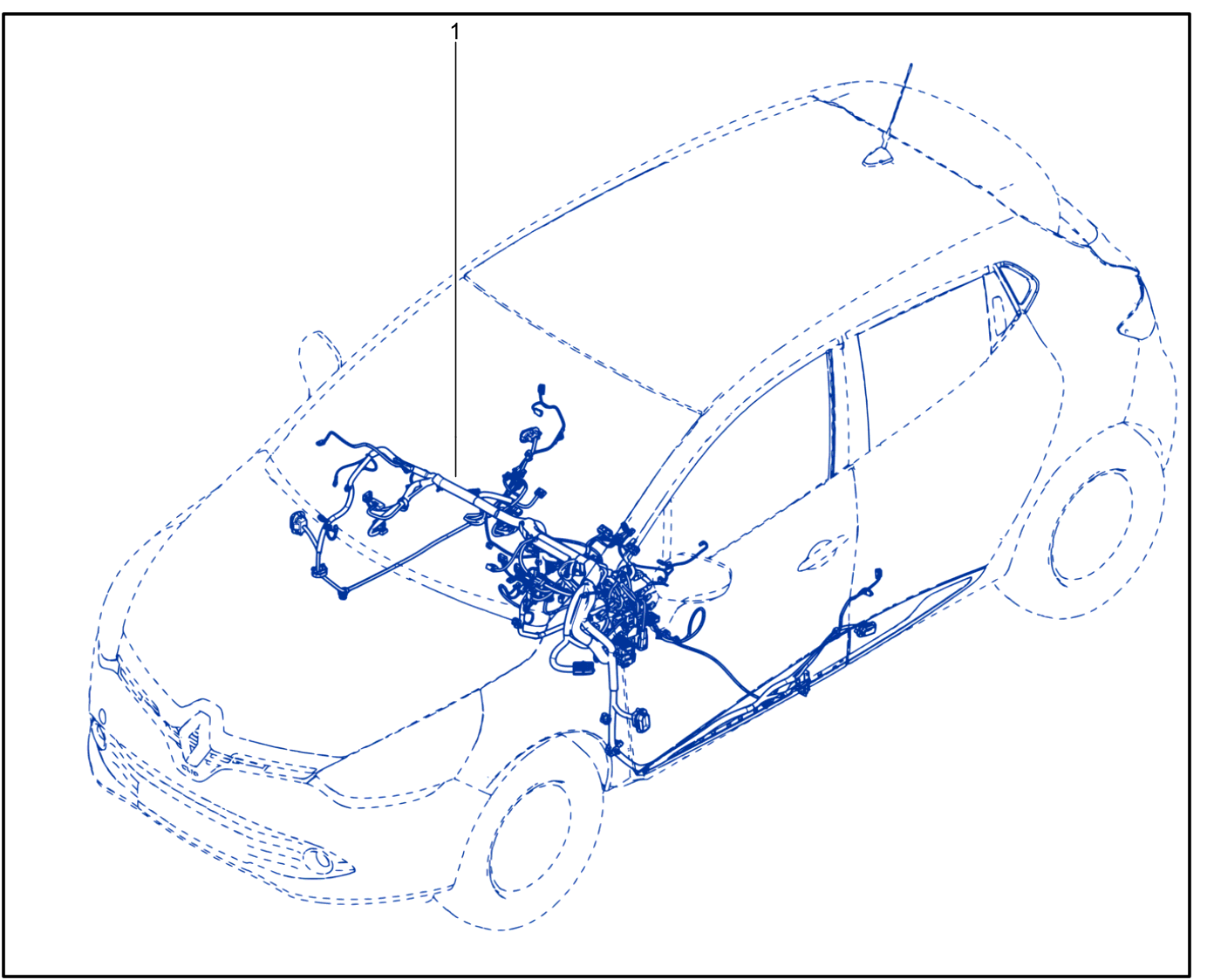 Wiring - Passenger Compartment Components - 01099454
