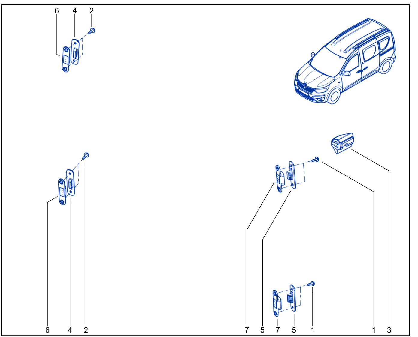Rear Opening Element Control And Mechanism - 01099457