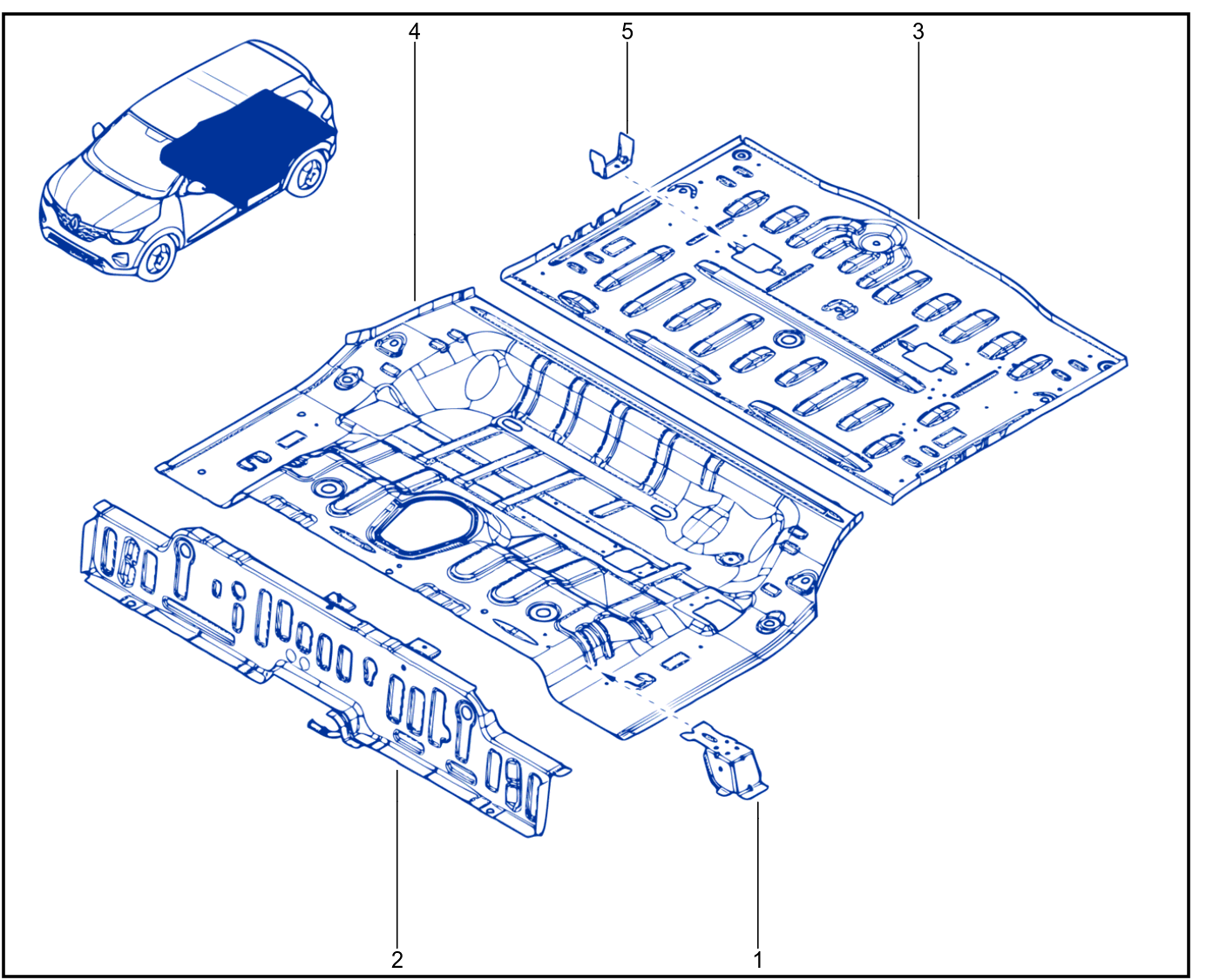 Rear Floor - 01099527